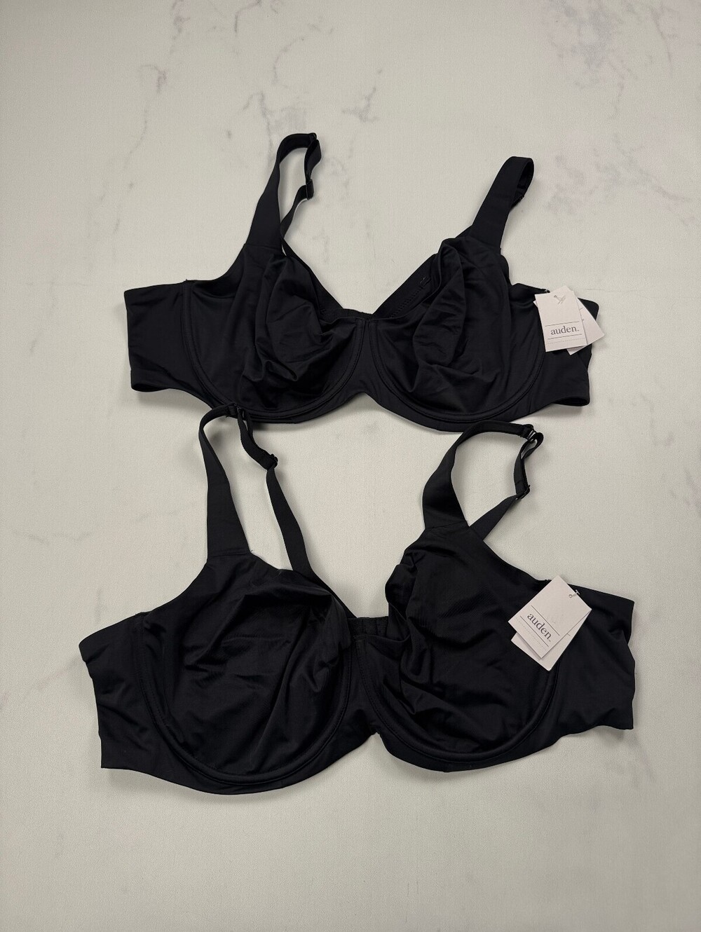 Auden Black Bra 2000s Adjustable Bust - Womens 44D